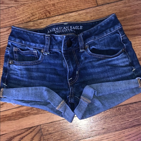 American Eagle Mid-Rise Super Stretch Denim Shorts - Picture 1 of 1